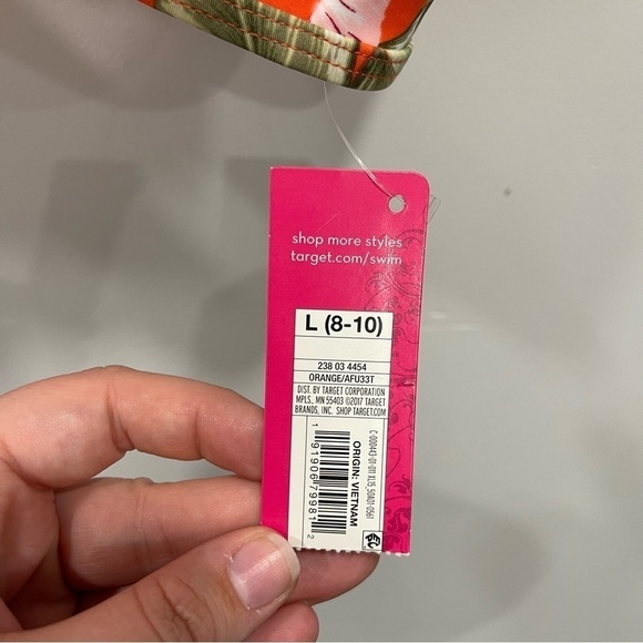 Xhilaration Ruffle Sleeve Bralette Bikini Top Large Floral - Picture 6 of 8